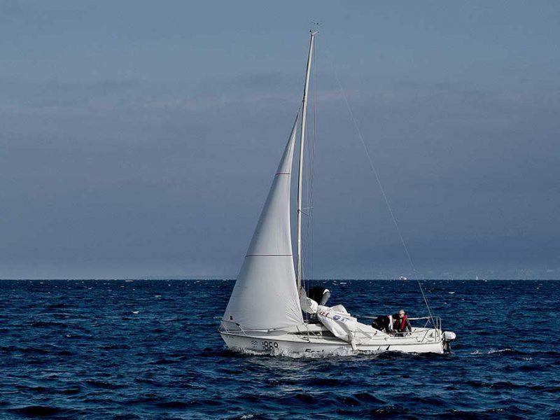Sailboat on the water